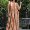 Pleione Plus Size Elastic Waist Printed Maxi Skirt -Curve Elegance Shop 2006646 128 1