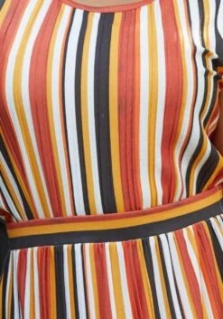 Pleione Plus Size Elastic Waist Printed Maxi Skirt -Curve Elegance Shop 2006646 128 4