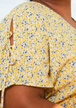 Pleione Plus Size Womens Floral Patterned Button Down Maxi Dress -Curve Elegance Shop 2006730 105 4