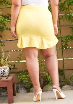 Asoph Plus Size Mermaid Mini Skirt -Curve Elegance Shop 2008568 105 4