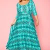 Plus Size Snake Print Fit & Flare Maxi Dress -Curve Elegance Shop 2011099 112 0