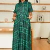 Asoph Plus Size Emerald Snakeskin Maxi Dress -Curve Elegance Shop 2011778 103 0