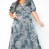 Pleione Plus Size Satin Leopard Wrap Maxi Dress -Curve Elegance Shop 2012140 375 3