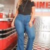 Vibrant Plus Size Classic Bell Bottom Denim Jean -Curve Elegance Shop 2013662 938 0