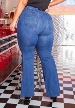 Vibrant Plus Size Classic Bell Bottom Denim Jean 10 Vibrant Plus Size Classic Bell Bottom Denim Jean -Curve Elegance Shop 2013662 938 2