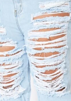 Vibrant Plus Size Light Wash Destroyed Boyfriend Jeans -Curve Elegance Shop 2013677 938 0