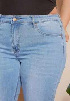 Asoph Plus Size Blue Light Denim Mid Rise Jeans -Curve Elegance Shop 2014102 290 4