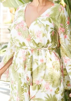 Asoph Plus Size Tropical Print Flowy Mini Dress -Curve Elegance Shop 2014942 135 4