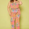 Plus Size Multi Print Tube Jumpsuit -Curve Elegance Shop 2015512 102 0