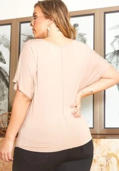 Asoph Plus Size Basic Dolman Sleeve Blouse -Curve Elegance Shop 2016921 118 3