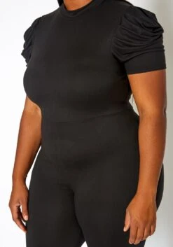 Asoph Plus Size Up Leveled Basic Bodycon Jumpsuit -Curve Elegance Shop 2017508 001 4