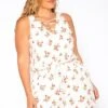 Asoph Plus Size Floral Print Sleeveless Romper -Curve Elegance Shop 2017663 952 1
