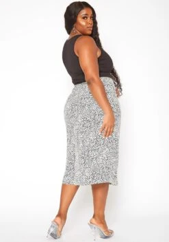 Asoph Plus Size Leopard Print High Waist Midi Skirt -Curve Elegance Shop 2018052 172 3