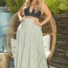 Asoph Plus Size Dainty Floral Print Flare Maxi Skirt -Curve Elegance Shop 2018087 151 1