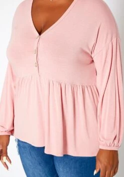 Asoph Plus Size Relaxed Fit Peplum Top 11 Asoph Plus Size Relaxed Fit Peplum Top -Curve Elegance Shop 2018174 102 4