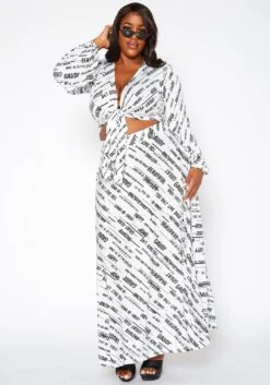 Asoph Plus Size Statement Crop Top & Maxi Skirt Set -Curve Elegance Shop 2018248 177 1