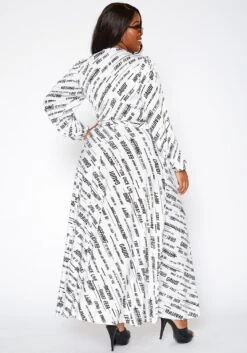 Asoph Plus Size Statement Crop Top & Maxi Skirt Set -Curve Elegance Shop 2018248 177 3