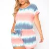 Asoph Plus Size Gradient Tie Dye Lounge Romper -Curve Elegance Shop 2018448 128 0