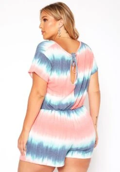 Asoph Plus Size Gradient Tie Dye Lounge Romper -Curve Elegance Shop 2018448 128 3