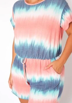 Asoph Plus Size Gradient Tie Dye Lounge Romper -Curve Elegance Shop 2018448 128 4