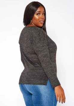 Asoph Plus Size Casual Knit Long Sleeve Top -Curve Elegance Shop 2018623 001 2