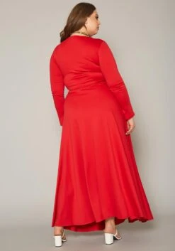 Plus Size Crop Top & Maxi Flare Skirt Set 10 Plus Size Crop Top & Maxi Flare Skirt Set -Curve Elegance Shop 2019333 001 3