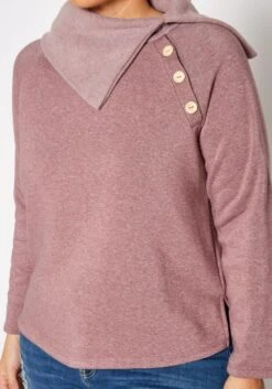 Plus Size Asymmetric Collar Neck Sweater -Curve Elegance Shop 2019541 186 4