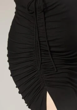 Plus Size Drawstring Hem High Waist Maxi Skirt -Curve Elegance Shop 2019864 001 4