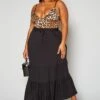 Plus Size Tiered Flare Maxi Skirt -Curve Elegance Shop 2019949 001 1