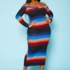 Plus Size Gradient Print Bodycon Maxi Dress -Curve Elegance Shop 2020113 002 3