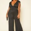 Plus Size Side Cleavage Jumpsuit -Curve Elegance Shop 2020304 001 1