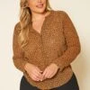 Plus Size Leopard Print Button Up Top -Curve Elegance Shop 2020331 001 2