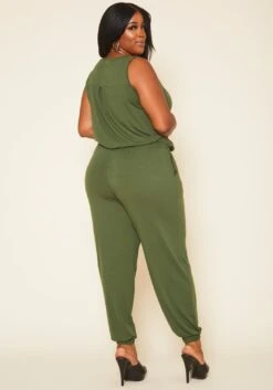 Plus Size Lounge Sleeveless Jumpsuit 10 Plus Size Lounge Sleeveless Jumpsuit -Curve Elegance Shop 2020363 008 3