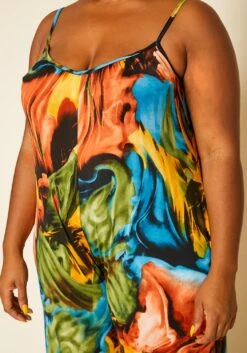 Plus Size Swirl Print Tank Jumpsuit -Curve Elegance Shop 2020367 001 5