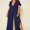 Plus Size Side Slit Jumpsuit -Curve Elegance Shop 2020465 001 1