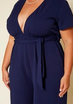 Plus Size Side Slit Jumpsuit -Curve Elegance Shop 2020465 001 5