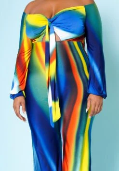 Plus Size Multicolor Wide Leg Jumpsuit -Curve Elegance Shop 2020507 001 5