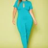 Plus Size KeyHole Jumpsuit -Curve Elegance Shop 2020615 001 1