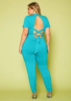 Plus Size KeyHole Jumpsuit -Curve Elegance Shop 2020615 001 4