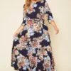 Plus Size Floral Print Fit & Flare Maxi Dress -Curve Elegance Shop 2020623 001 1