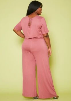 Plus Size Lounge Wide Leg Jumpsuit -Curve Elegance Shop 2020711 002 4