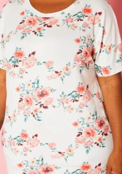 Asoph Plus Size Floral Relaxed Fit Top -Curve Elegance Shop 2020760 003 5