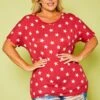 Plus Size Relaxed Fit Star Print Top -Curve Elegance Shop 2020761 002 1