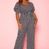 Plus Size Polka Dot Print Jumpsuit -Curve Elegance Shop 2020786 001 1