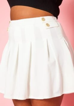 Plus Size Flare Pleated Mini Skirt 13 Plus Size Flare Pleated Mini Skirt -Curve Elegance Shop 2020796 002 6