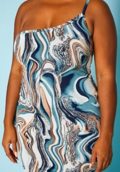 Plus Size Marble Print Asymmetric Cami Dress 11 Plus Size Marble Print Asymmetric Cami Dress -Curve Elegance Shop 2020941 001 4