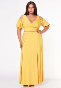 Plus Size Vacay Mode Matching Two Piece Set -Curve Elegance Shop 2021045 003 2