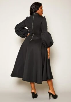 Plus Size Out Of The Ordinary Fit & Flare Dress -Curve Elegance Shop 2021156 004 5