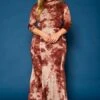 Plus Size Tie Dye Crop Top & Mermaid Flare Skirt -Curve Elegance Shop 2021316 002 1