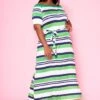 Plus Size Multi Striped Fit & Flare Maxi Dress -Curve Elegance Shop 2022460 002 1